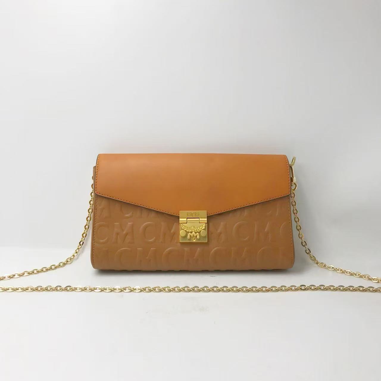 99新 MCM 洋诚二手 MCM干邑链条包