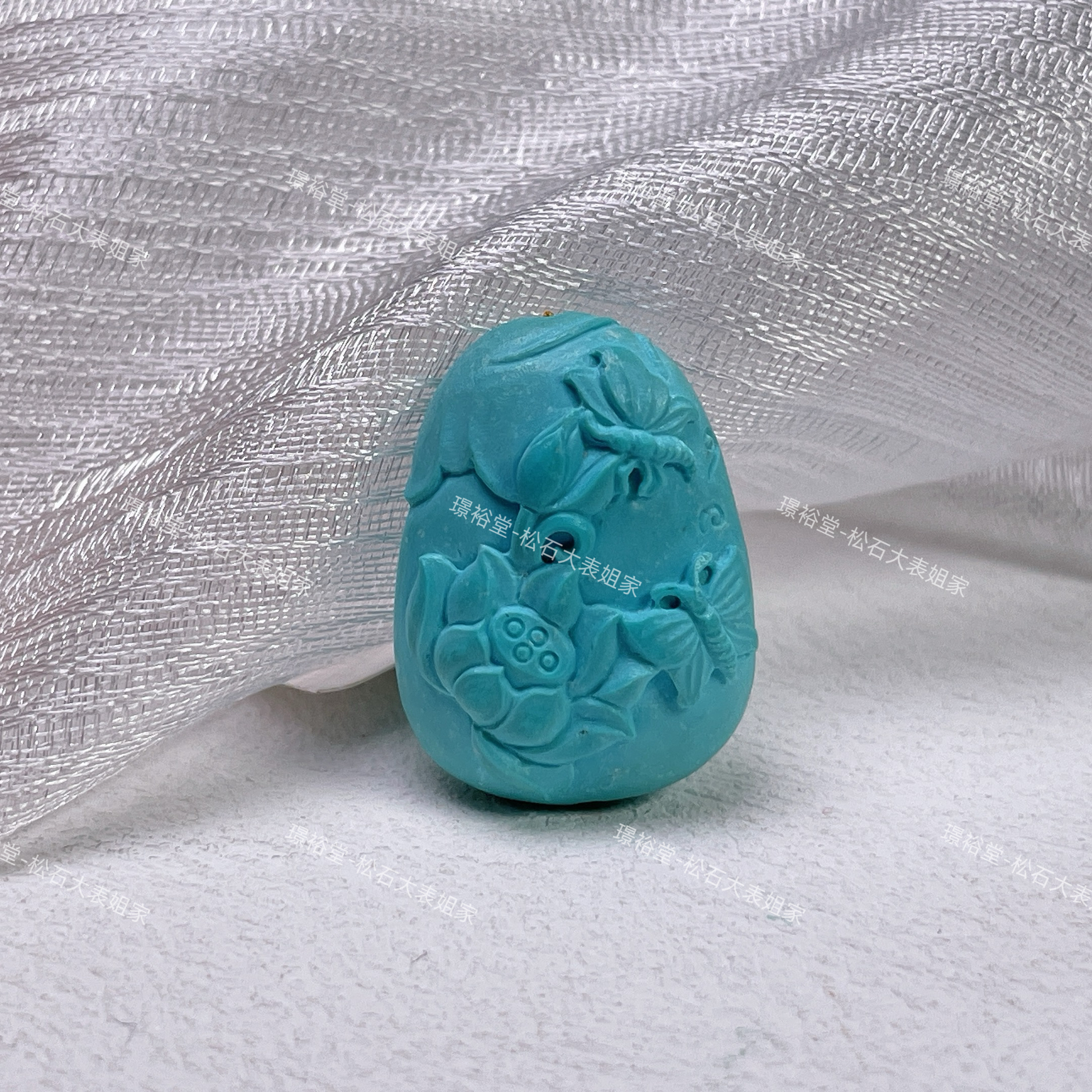 【松石大表姐家】湖北小众珠宝原矿绿松石1️⃣通孔小配饰