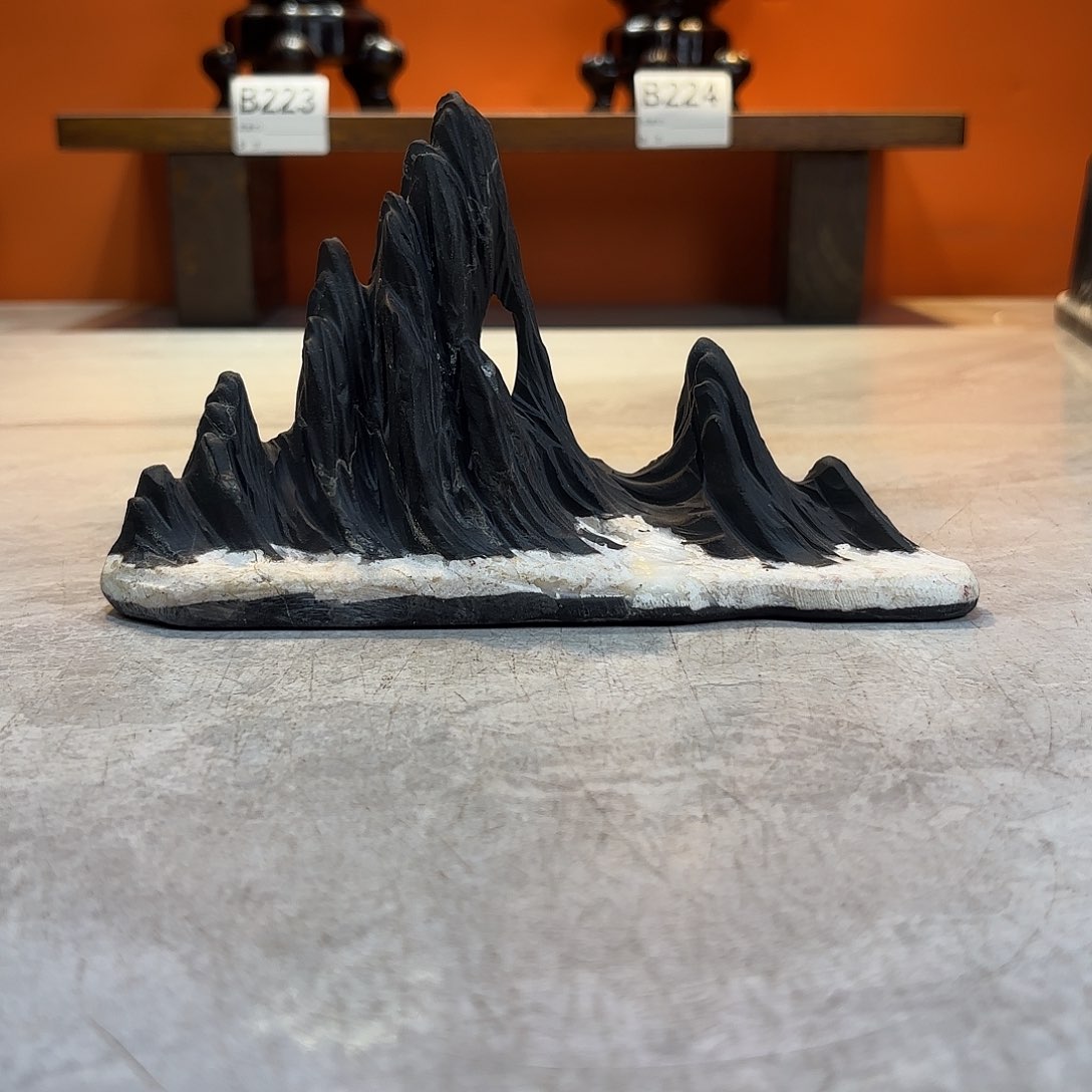 茶宠灵璧石奇石摆件 