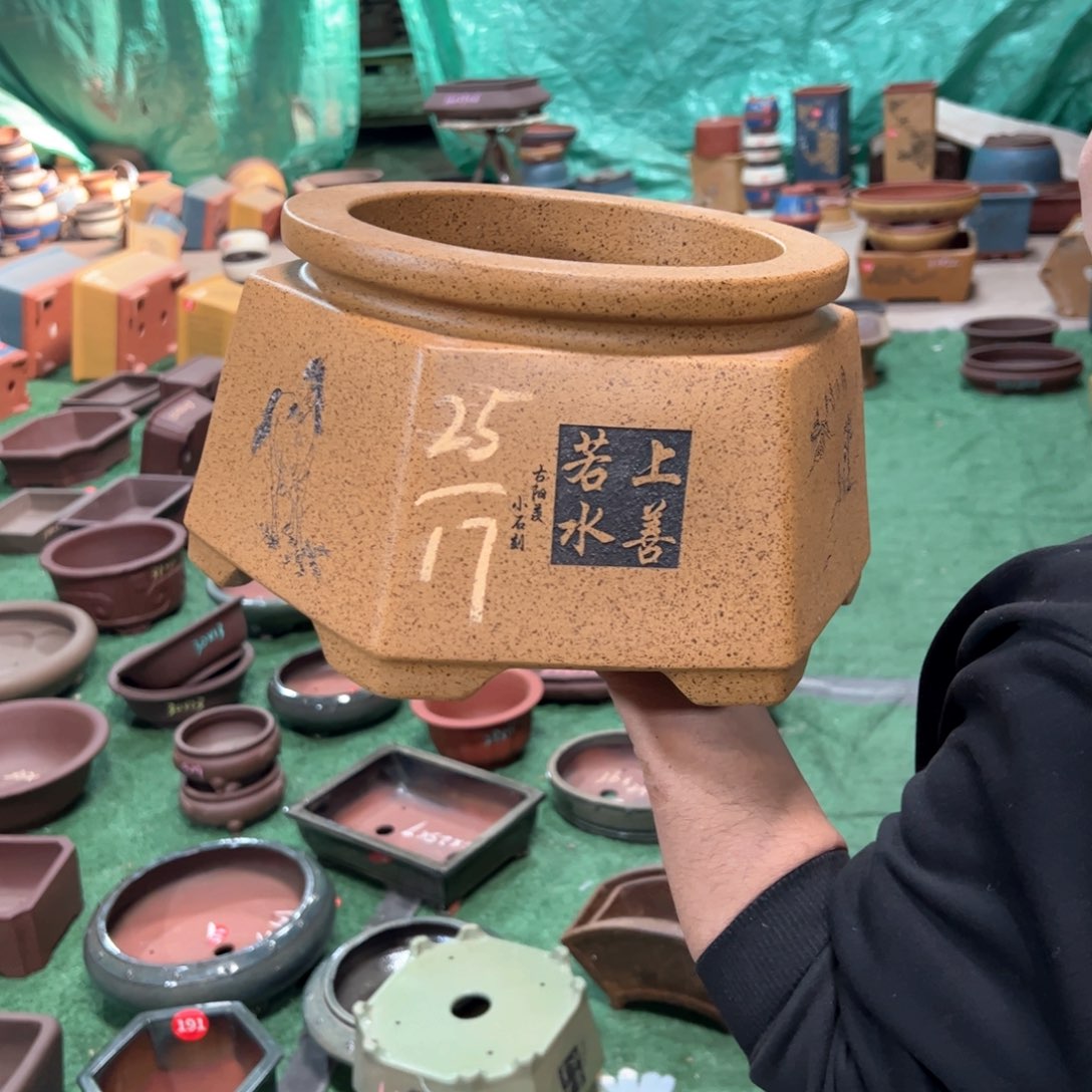 紫砂花盆紫砂花盆