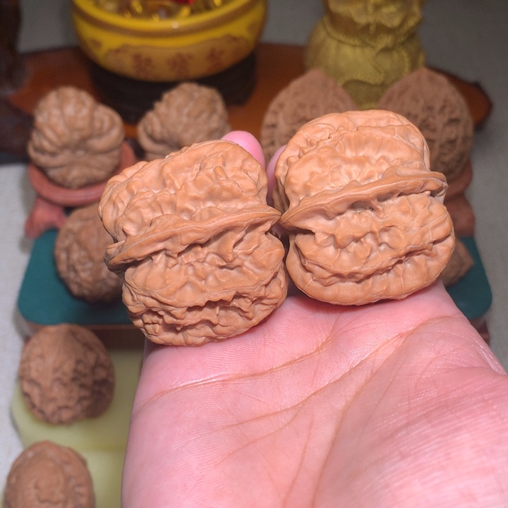 文玩核桃把件平谷方块