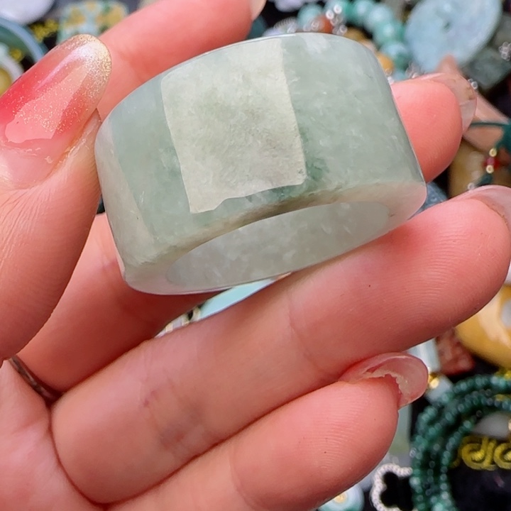 翡翠戒圈未镶嵌天然A货89