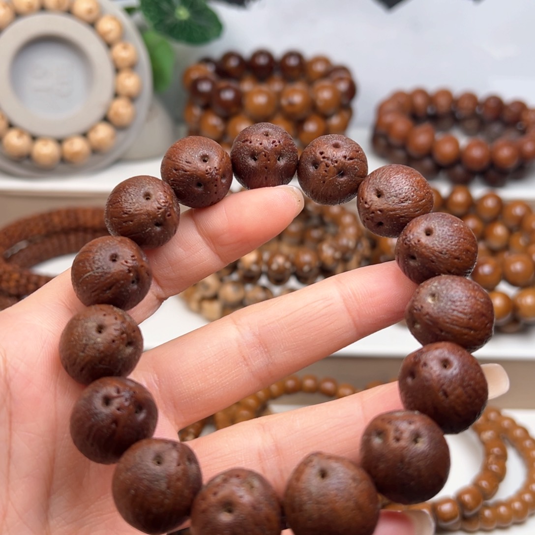 紫金鼠手串—****—16+精品原皮手串