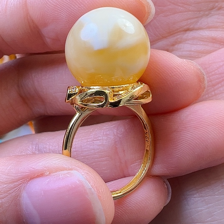 蜜蜡颈饰未镶嵌蜜蜡