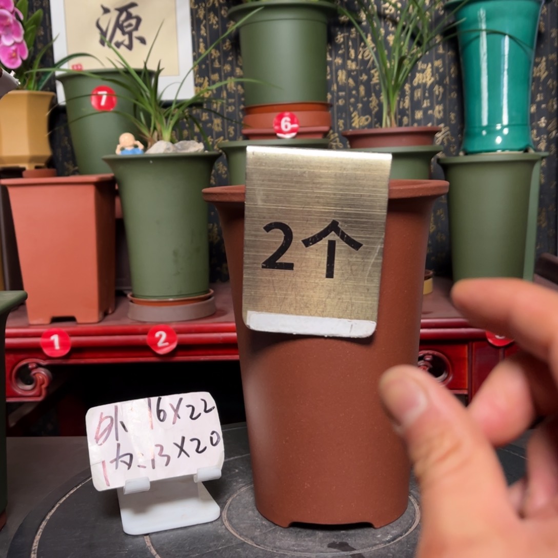紫砂花盆紫砂花盆