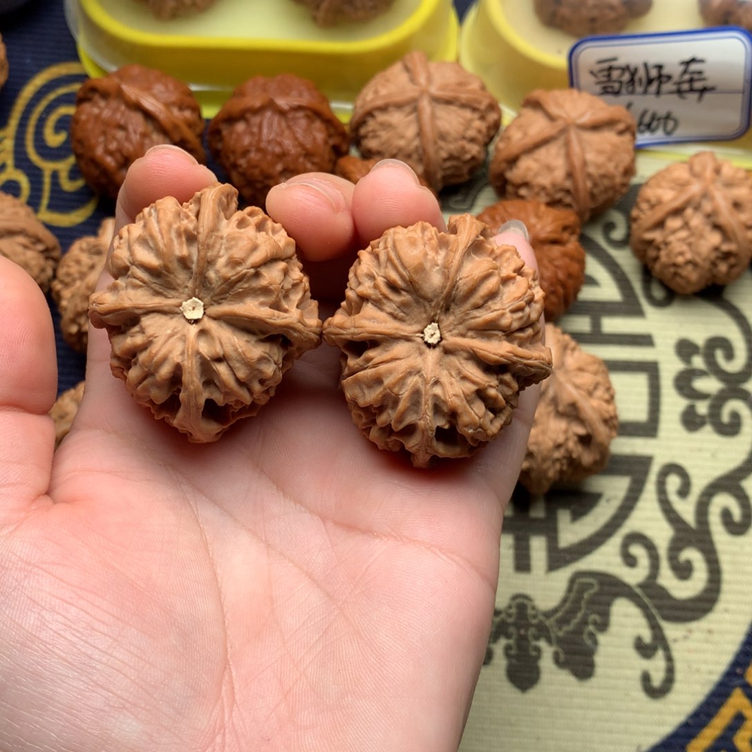 文玩核桃吊坠豆****⁹四棱