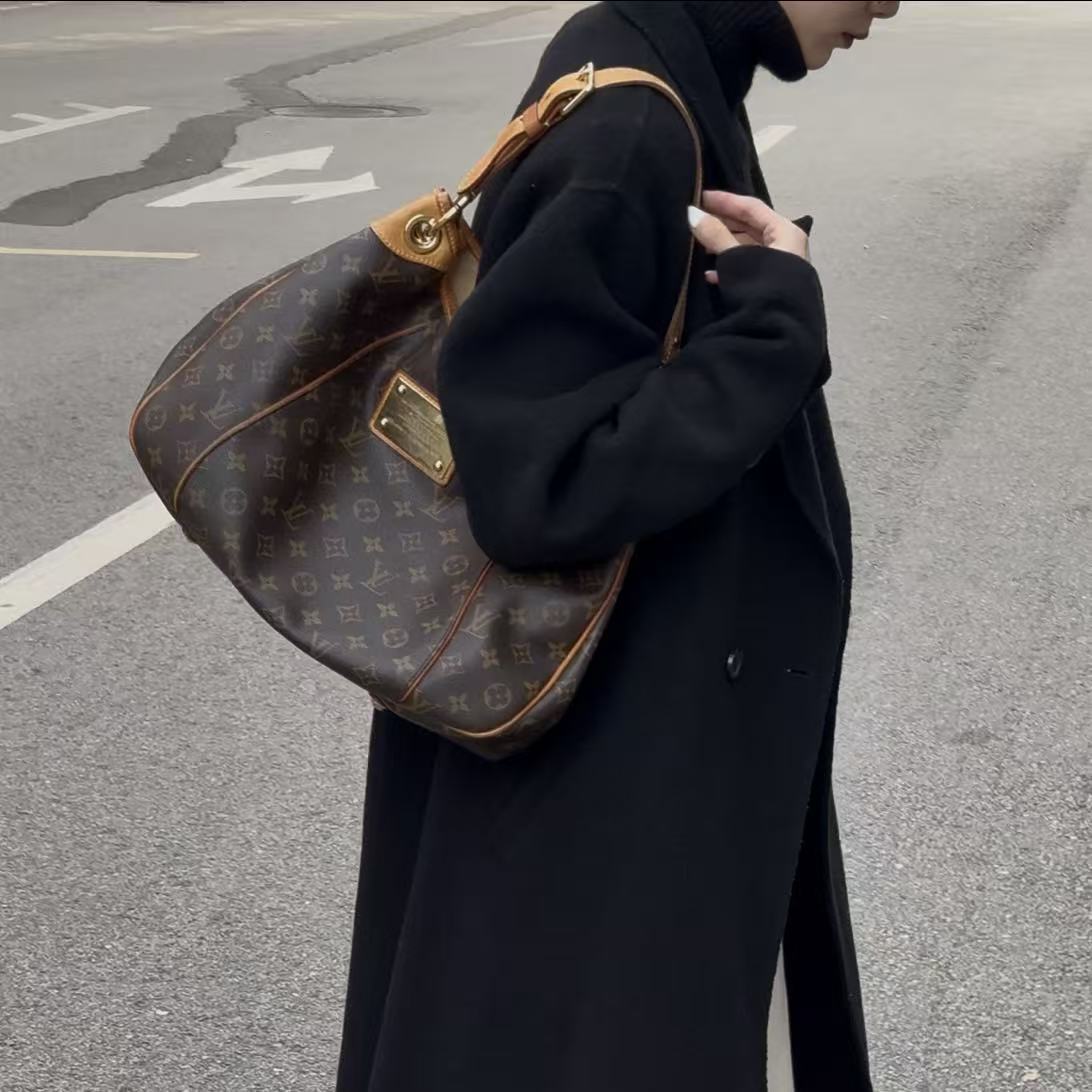 95新 LouisVuitton/路易威登 15074012 金牌南瓜托特包小号 39*27