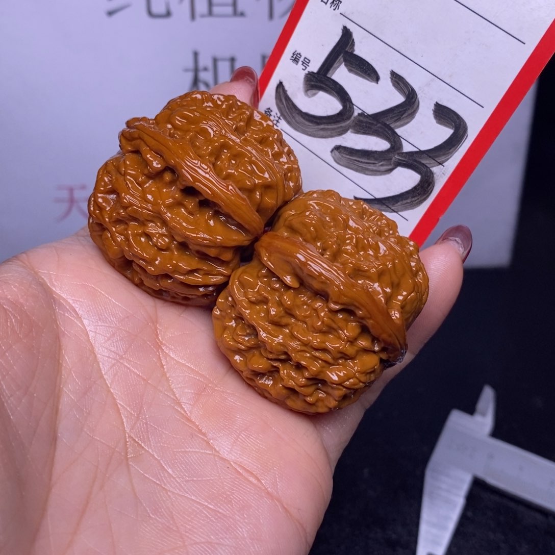 文玩核桃把件533/40.5白狮子福利