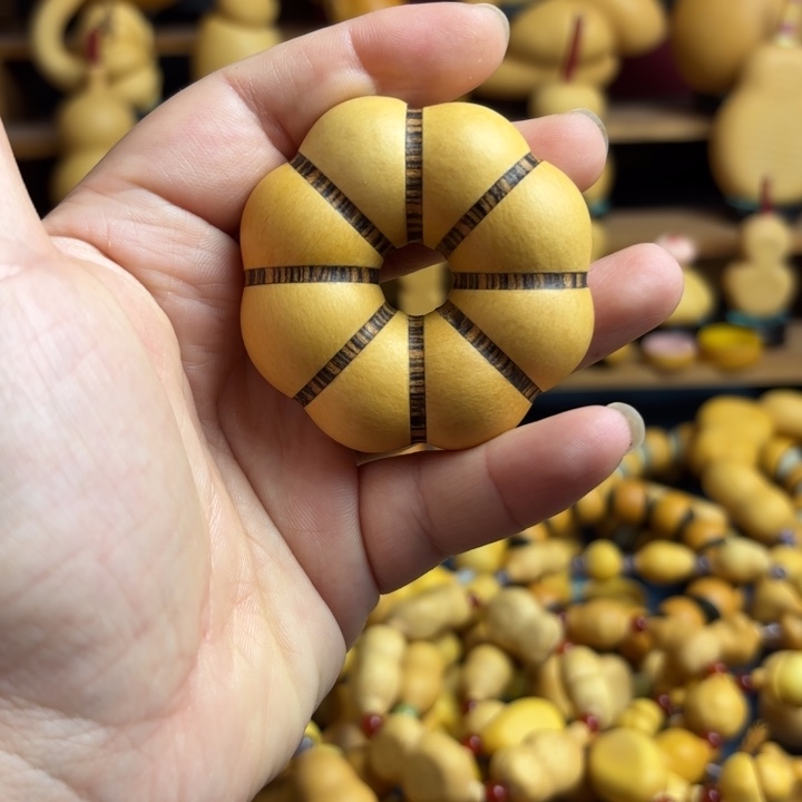 雪****木天然葫芦虎斑木甜甜圈