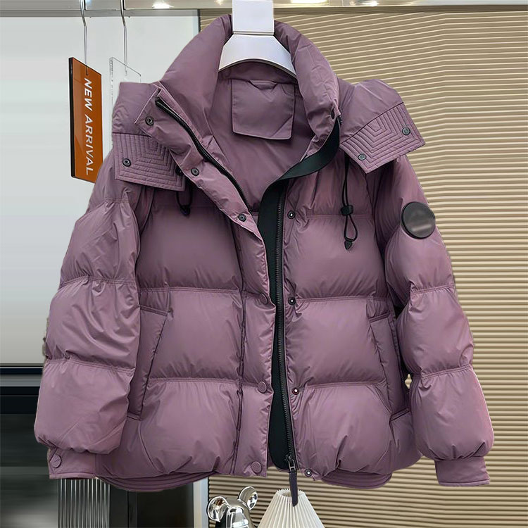 【300斤胖妹妹】欧货洋气保暖棉衣2025今年流行宽松显瘦加厚面包服