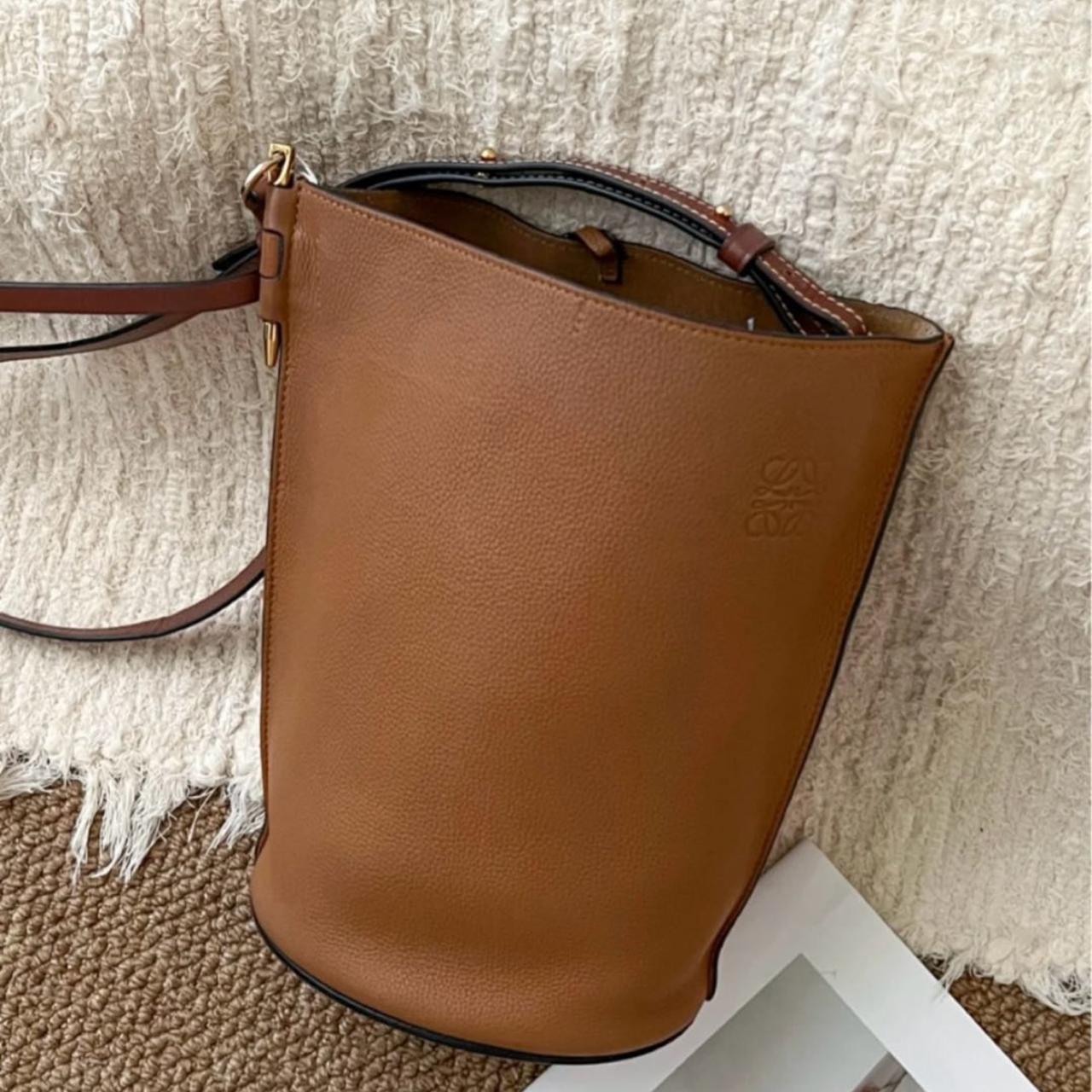 95新 LOEWE/罗意威 大吉中古/Loewe罗意威焦糖水桶包