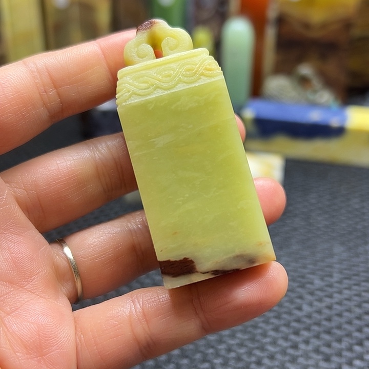 天***飘青田石印章石印章石