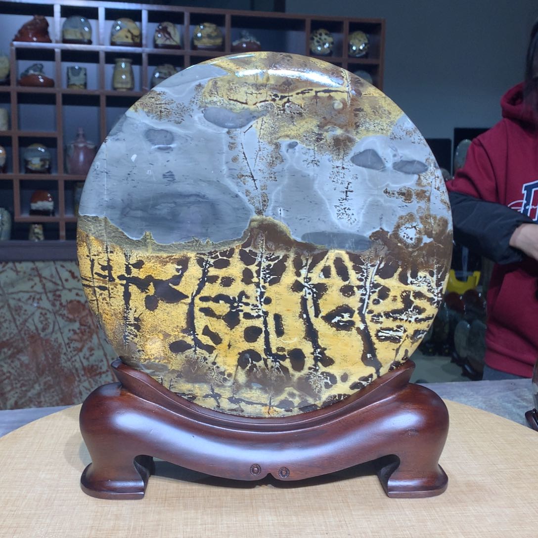 紫砂，广西国画石摆件，收藏观赏