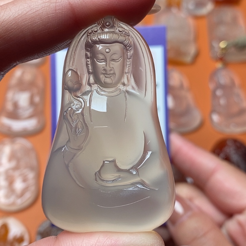 【闪购商品】玛瑙/玉髓颈饰未镶嵌小素衣