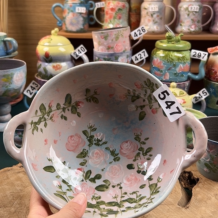 杯景德镇陶瓷手绘作品547