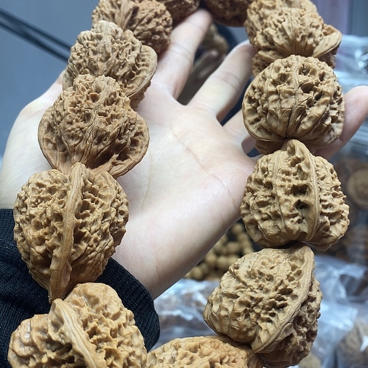 把件文玩核桃39官帽手持油