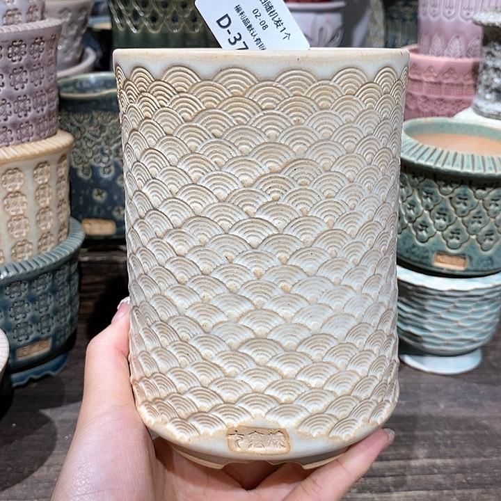 七里烧花盆2-8-372口径8