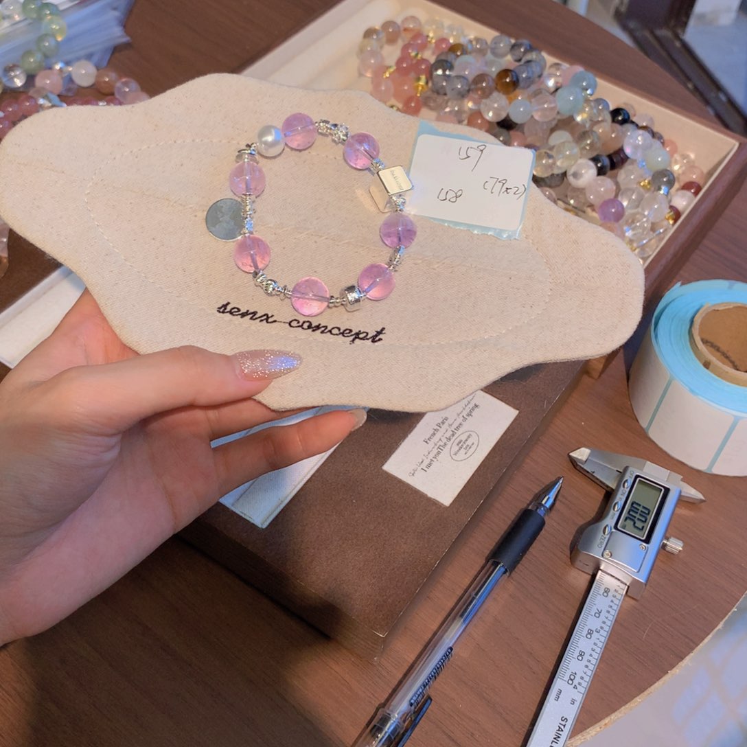 未镶嵌手串水晶梨**点159号