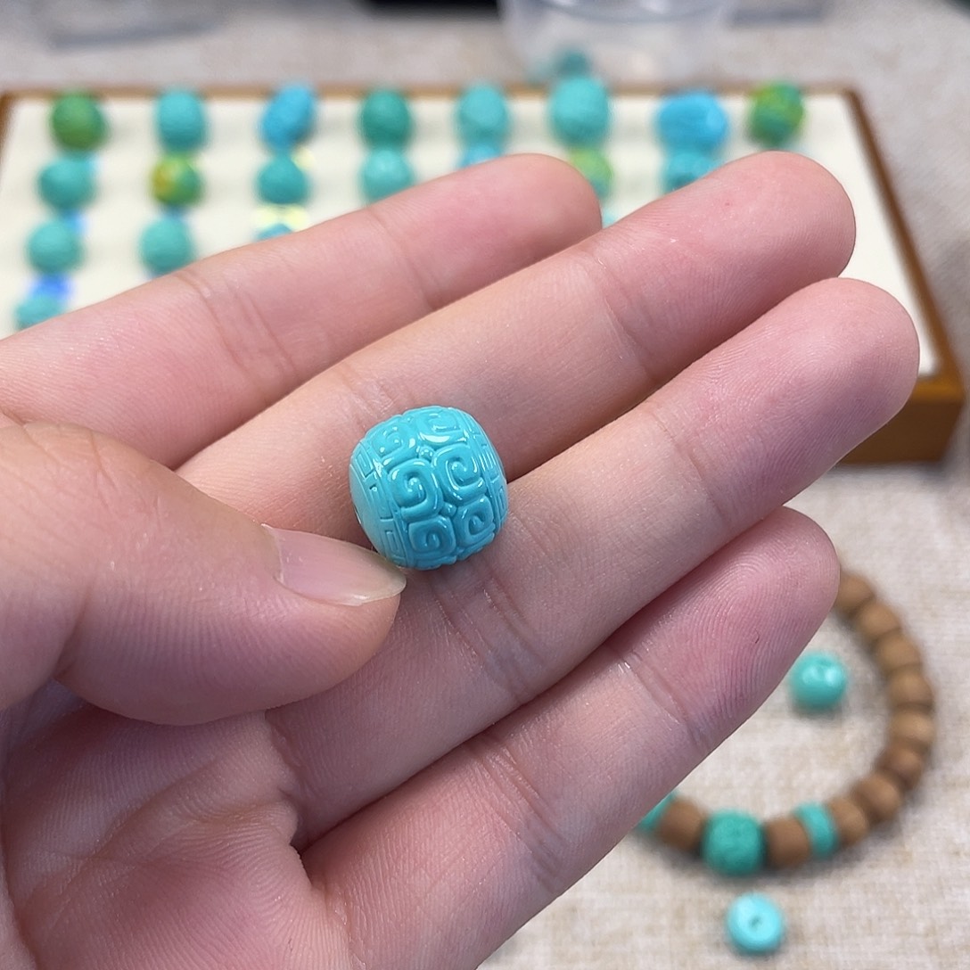 原生态湖北松配饰，直径13