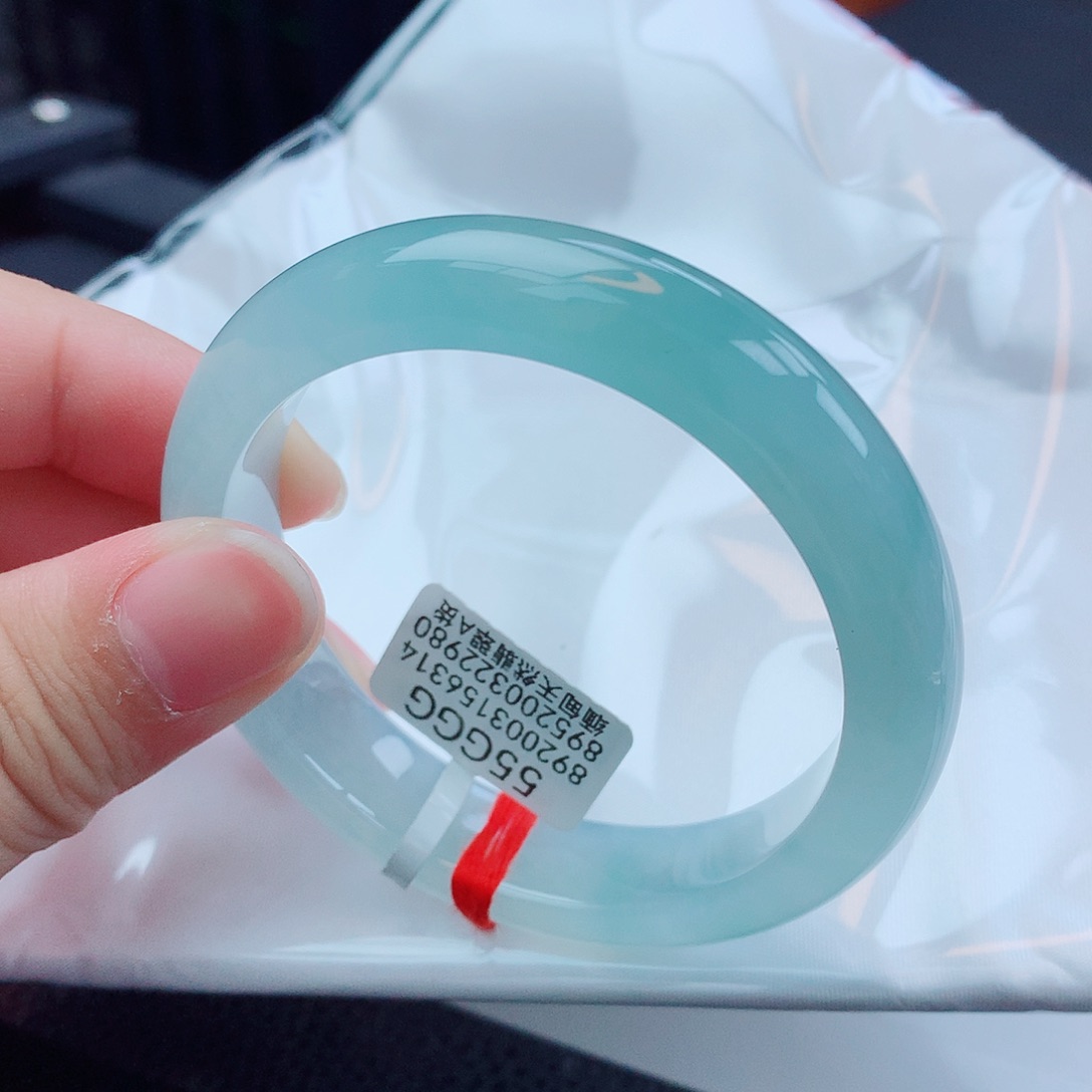 翡翠手镯未镶嵌天然缅甸翡翠A货手镯