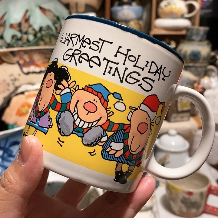 搪瓷韩国马克杯………