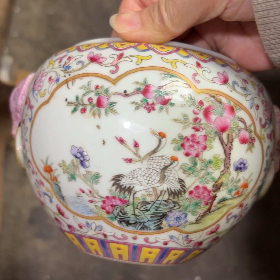 摆件瓷精品高货工艺美术品细路摆件