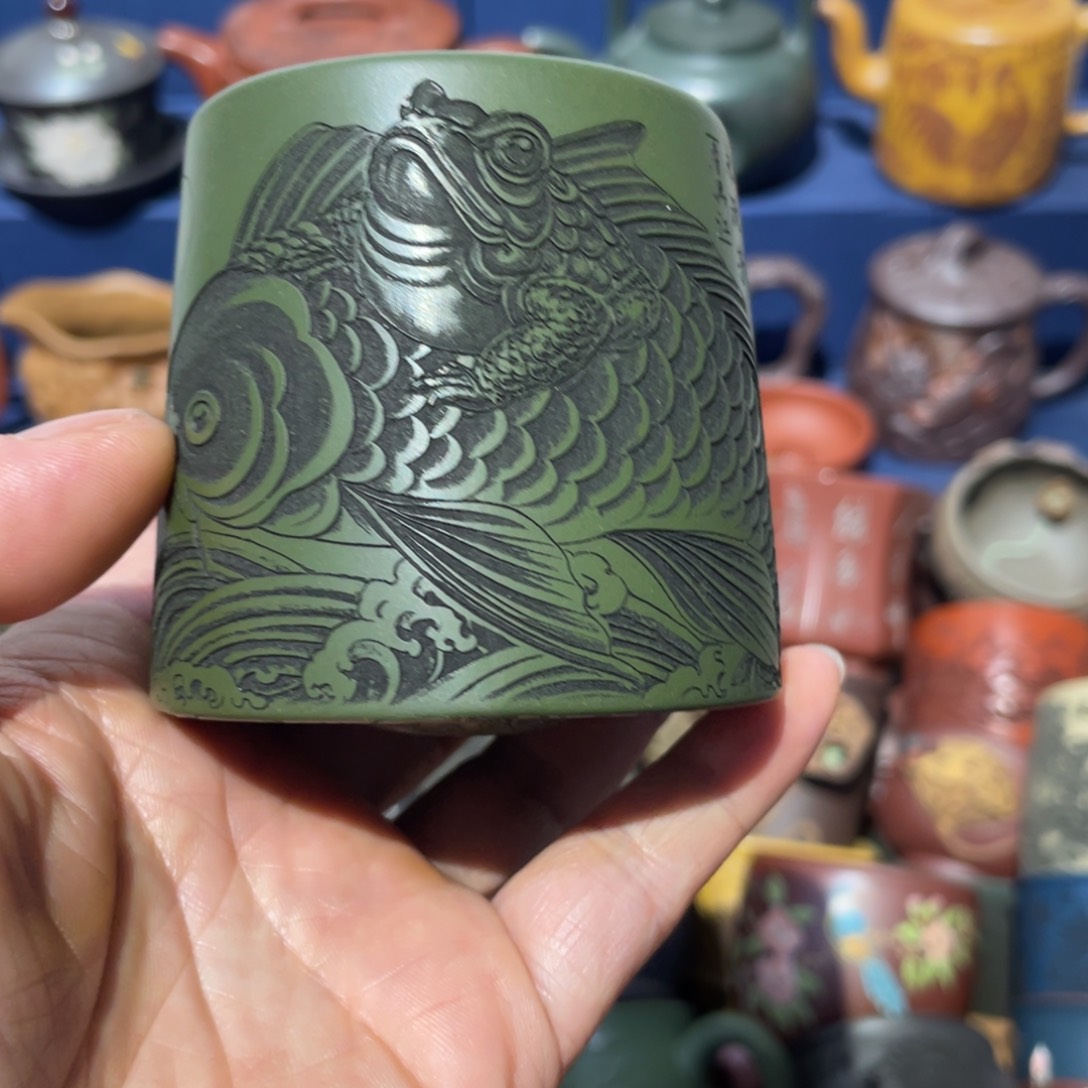 原矿紫砂手工主人杯