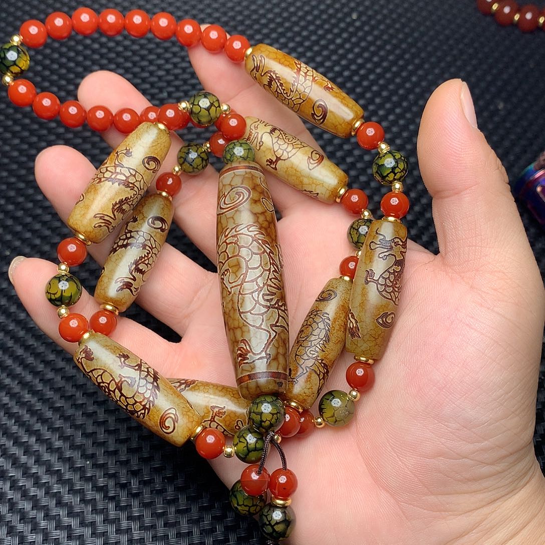 丨***情玛瑙/玉髓未镶嵌手链