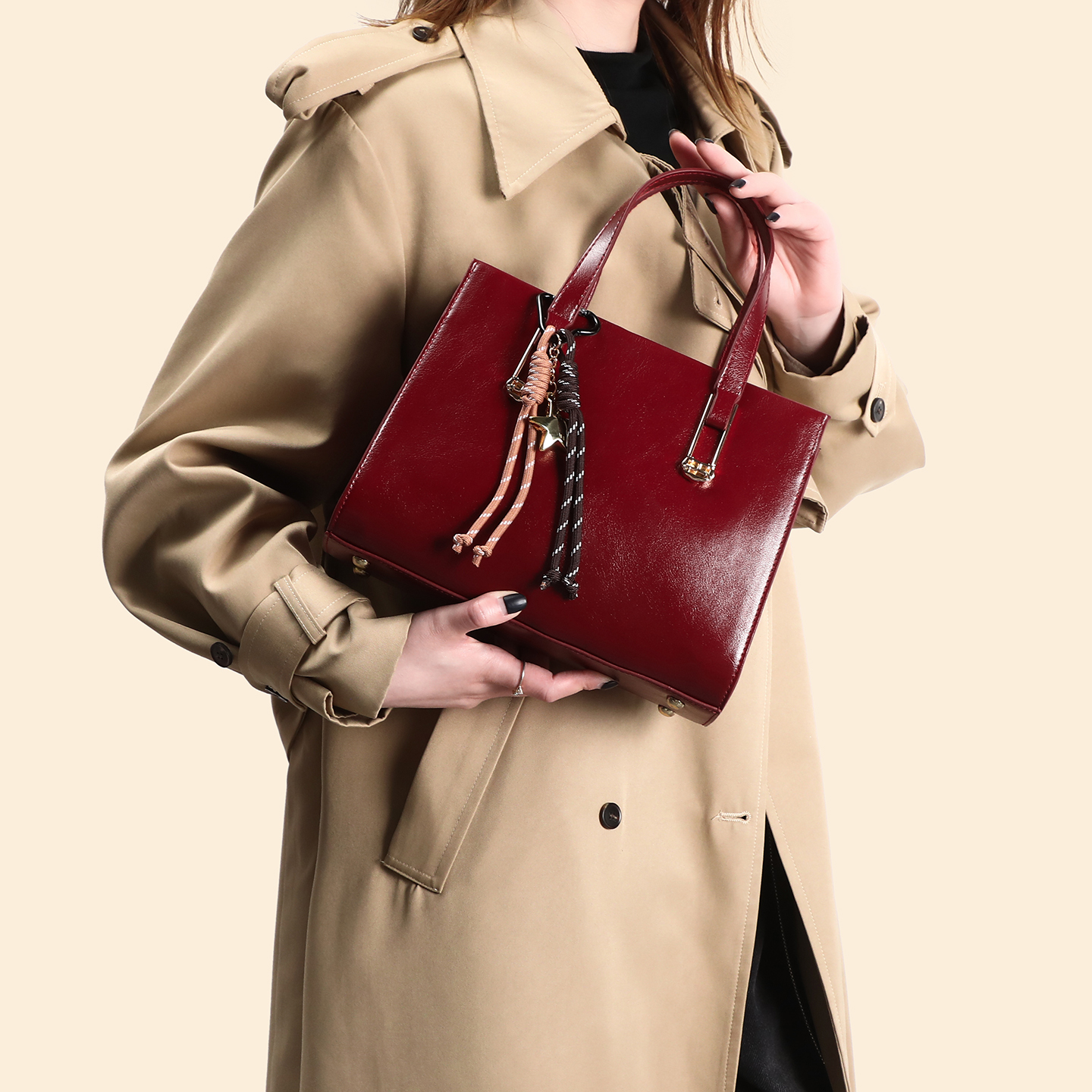 女士包包2025新款红色大气新娘结婚包礼物妈妈款手提包通勤斜挎包