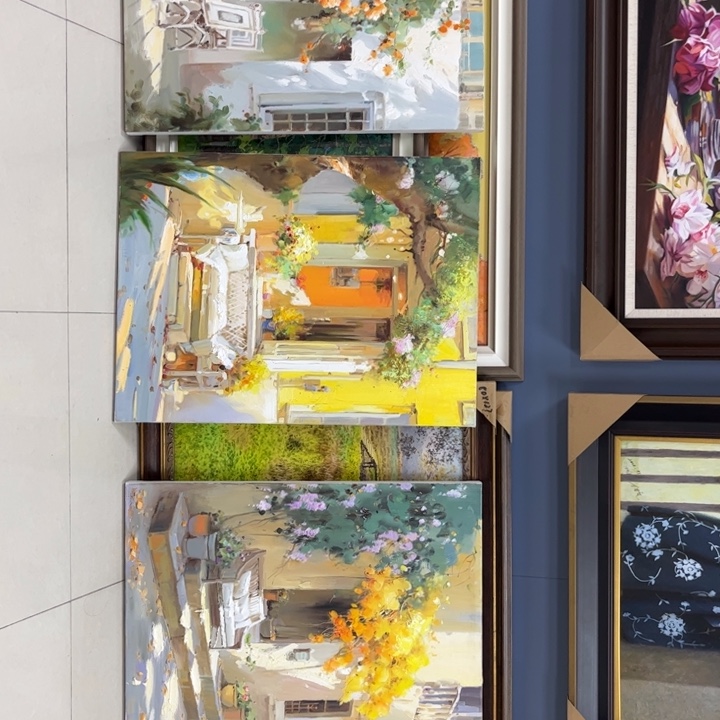 小*灰手工手绘精品油画60+80厘米