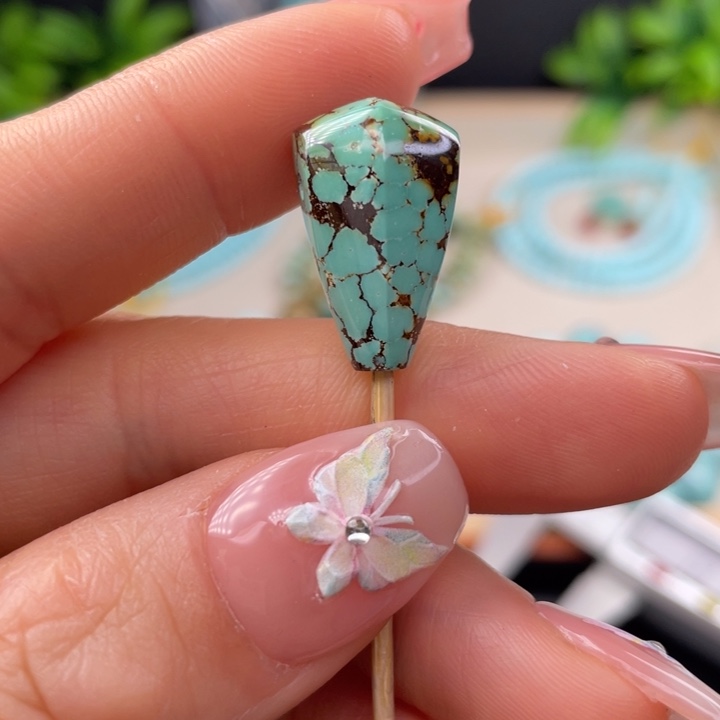 绿松石珠宝奇石未镶嵌