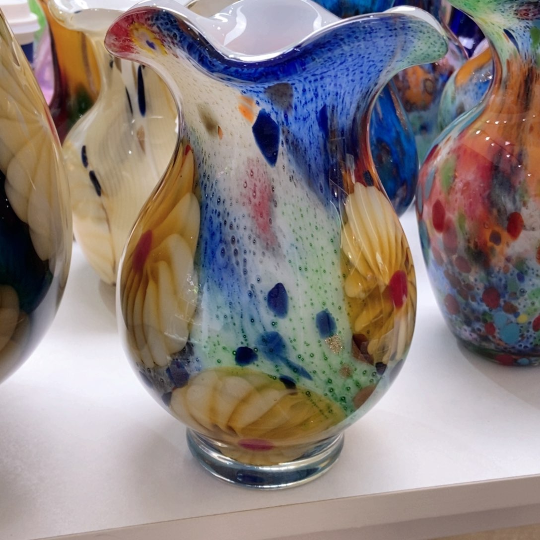 琉璃手工艺品紫**开精品