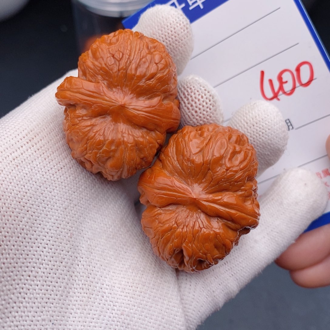 文玩核桃把件40元宝400