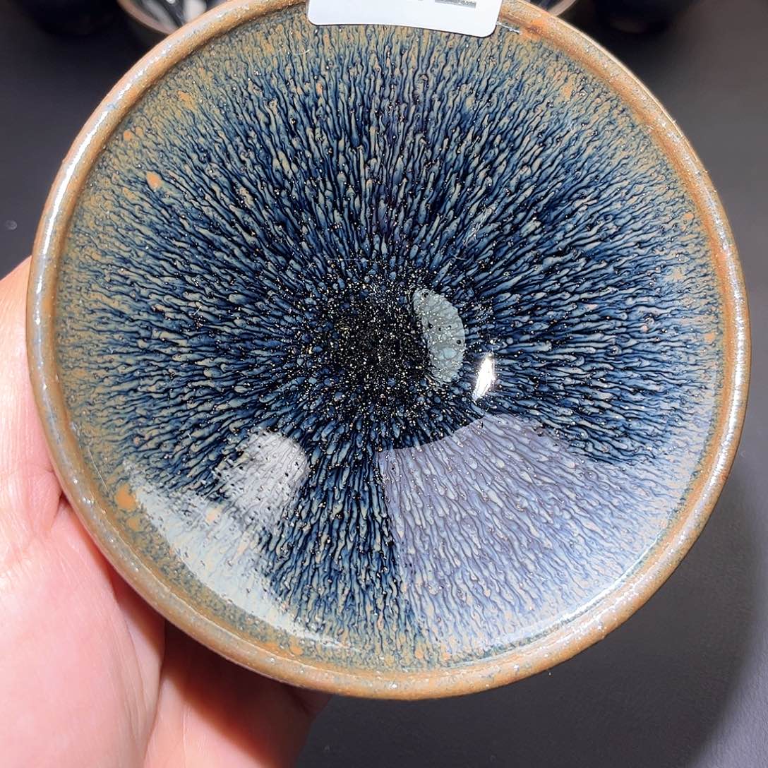 茶盏柴烧建盏主人杯022