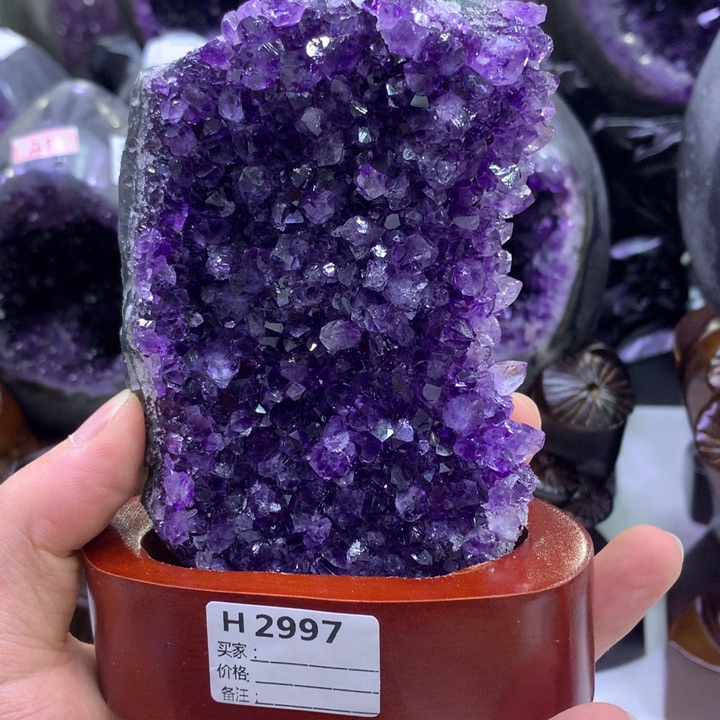 水晶紫水晶未镶嵌2997