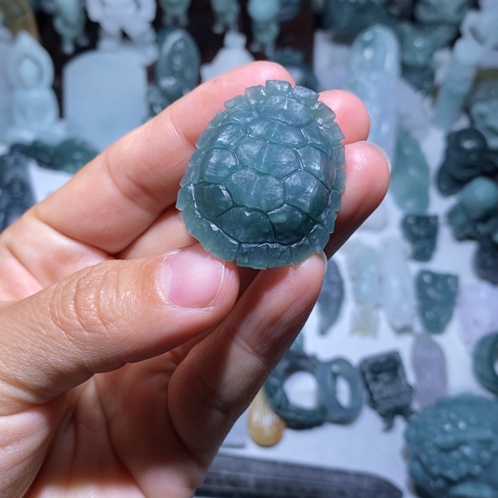 定制翡翠未镶嵌毛