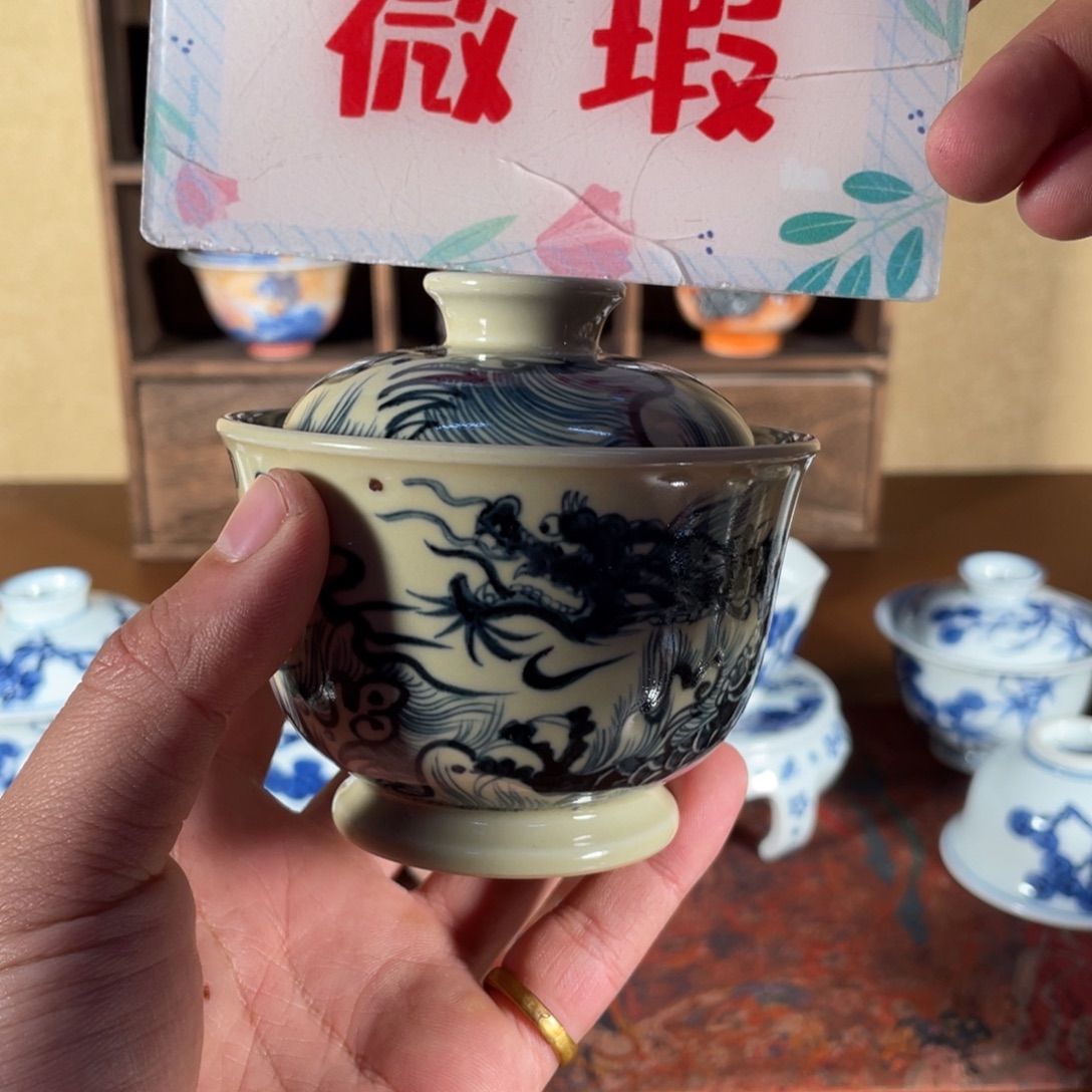 瓷摆件景德镇陶瓷老陶