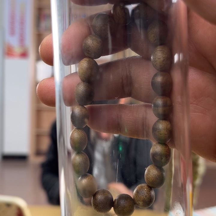 沉香碎屑沉香奇楠10mm单圈福利款SY-090