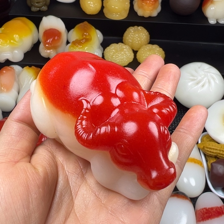 新疆戈壁五彩石金丝