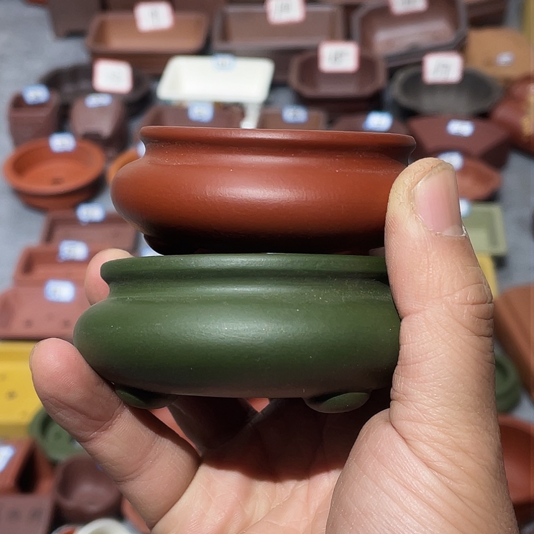 紫砂紫砂小盆2个组合