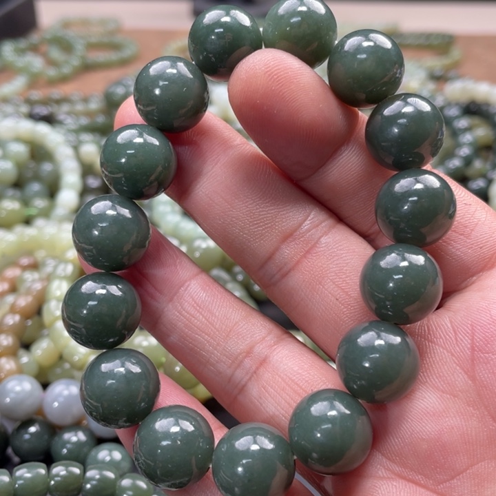 和田玉手链未镶嵌