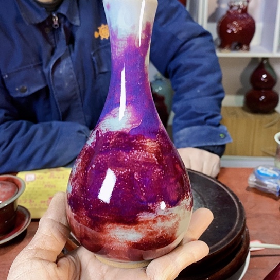 摆件尚峰钧窑作品新疆不包邮