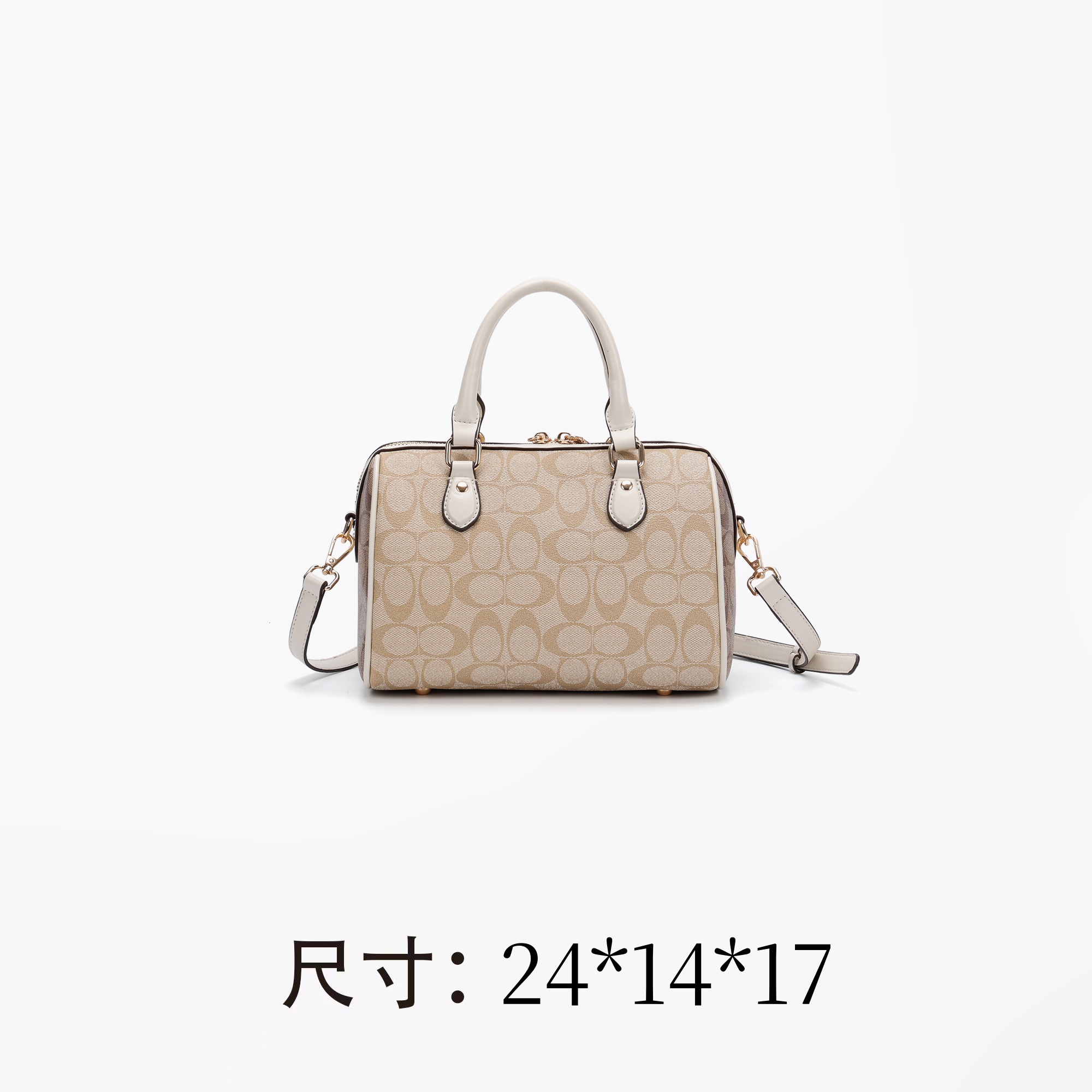 【嘉嘉专属】新款时尚印花波士顿枕头包2552#