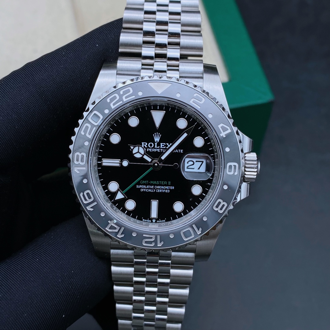 未使用 Rolex/劳力士 格林尼治126710/自动机械/表径40/25年全套