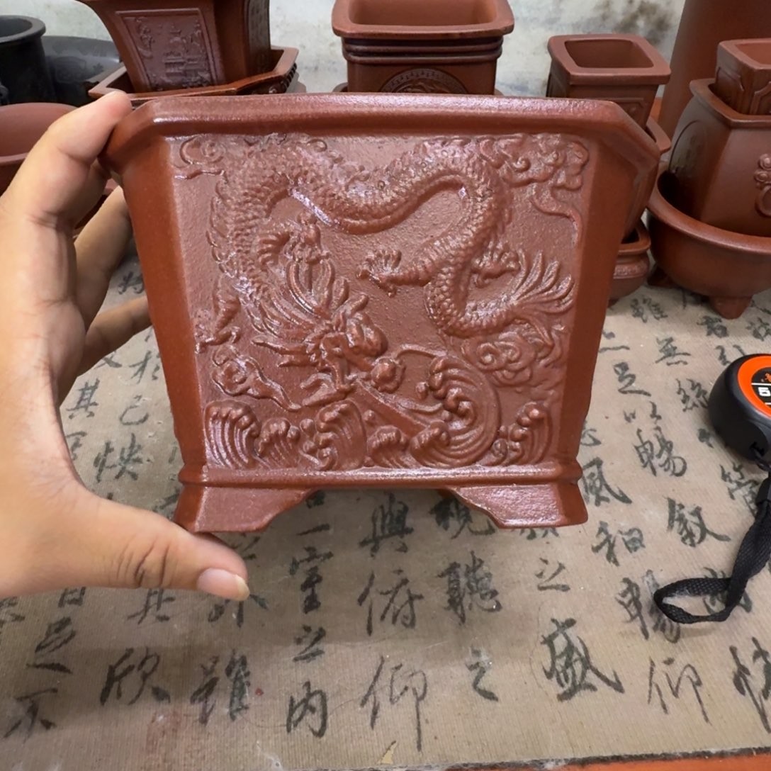 花盆紫砂17x11.5内经紫砂花盆