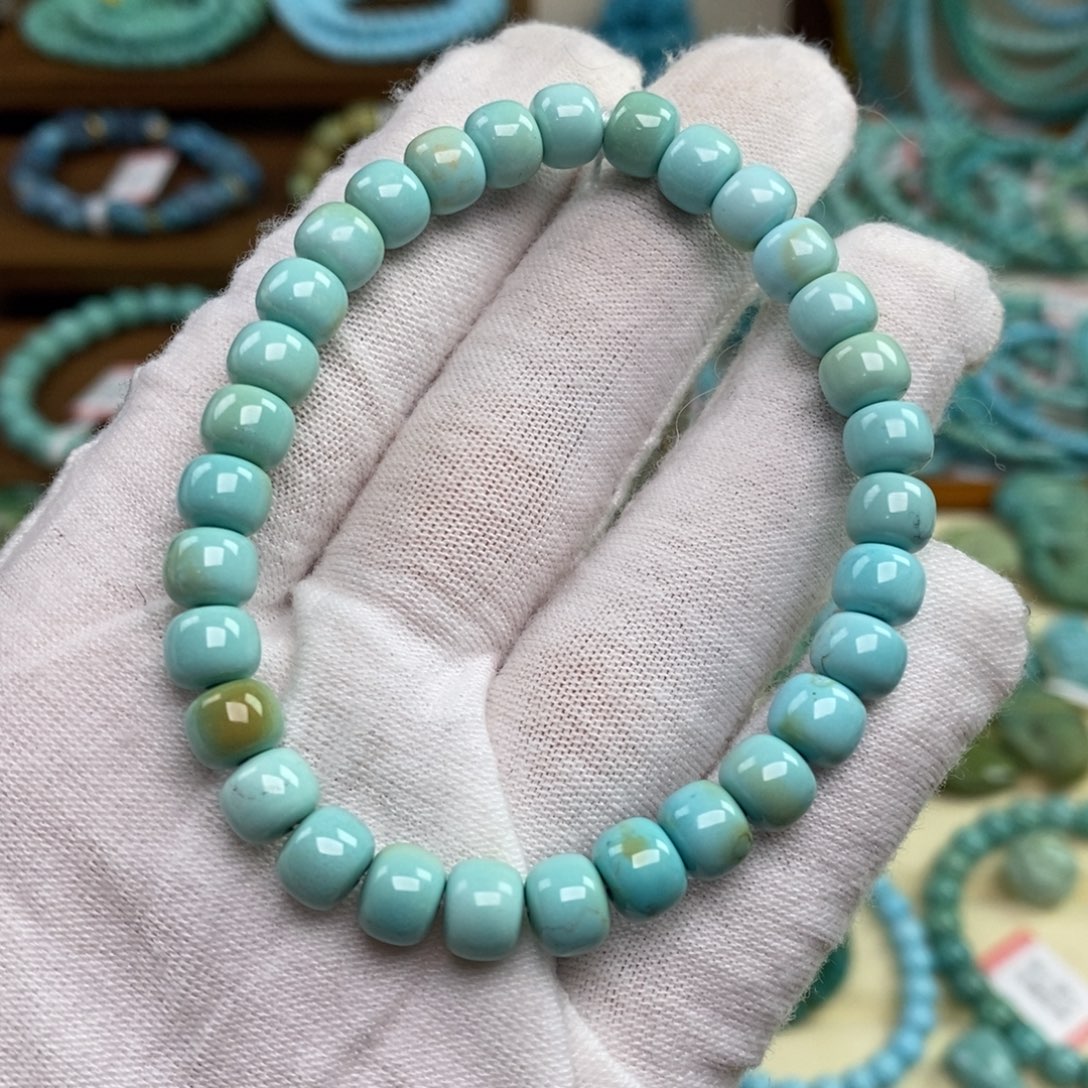 绿松石未镶嵌手串