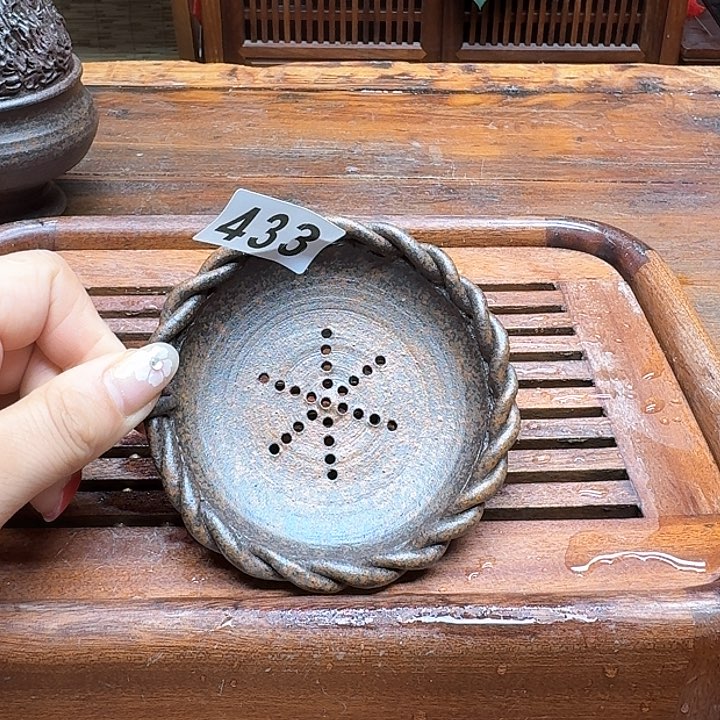 纯手工制作粗陶茶具