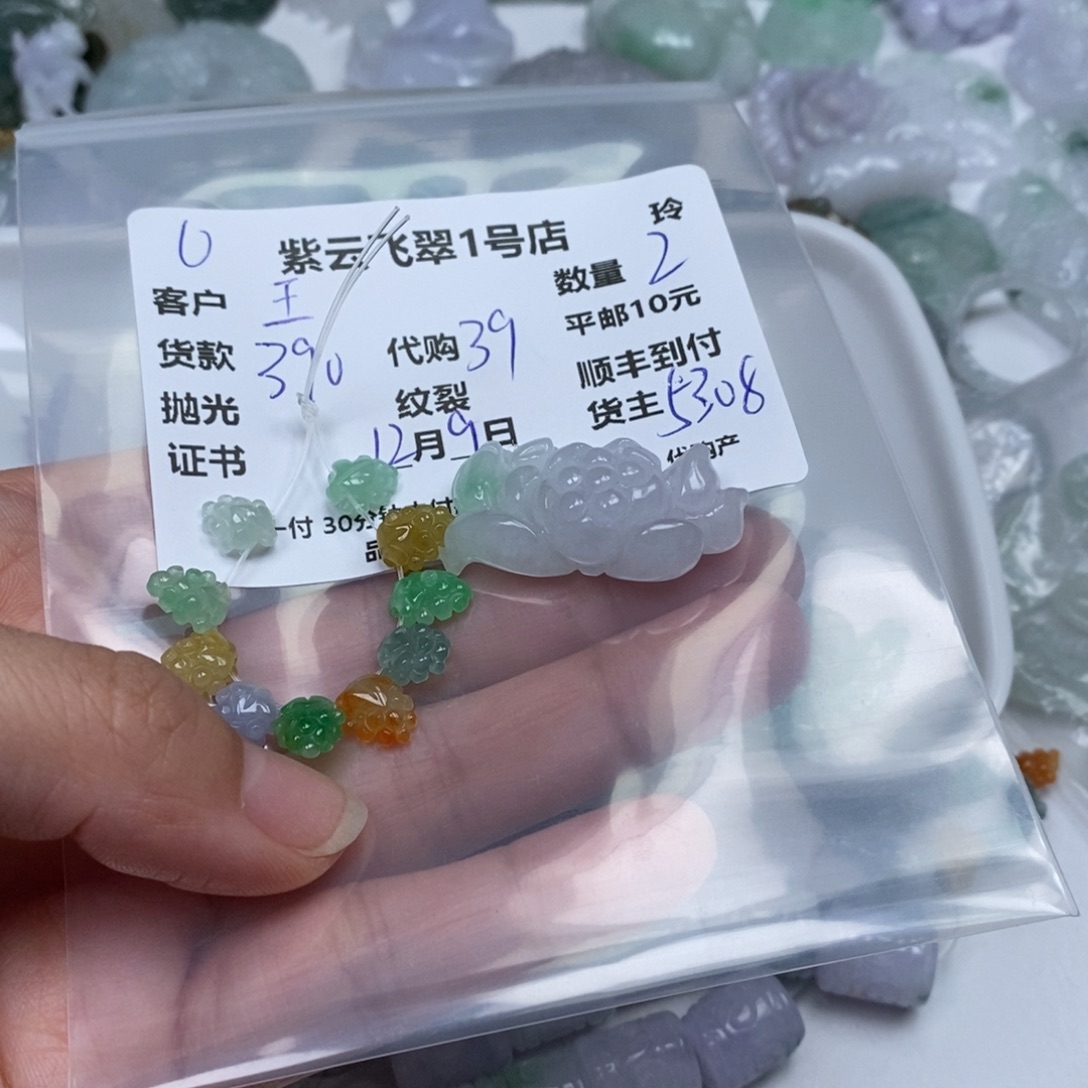 王***文翡翠未镶嵌颈饰翡翠