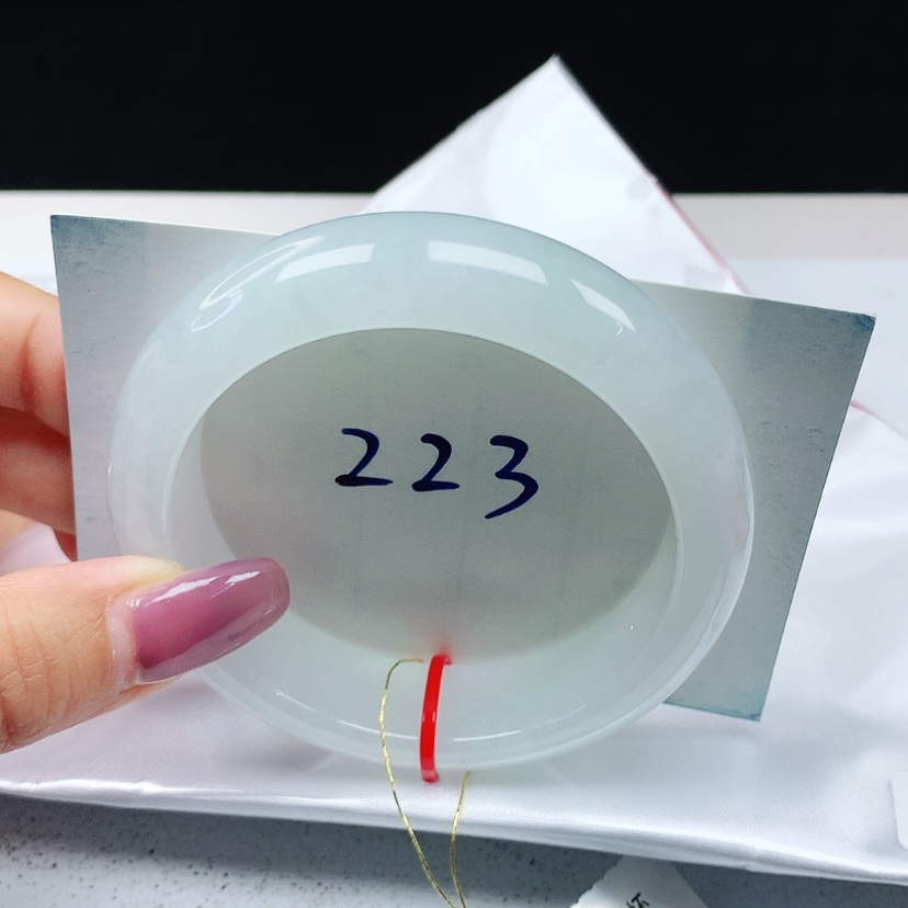 【闪购商品】翡翠手镯未镶嵌 正圈56+ 大轮胎