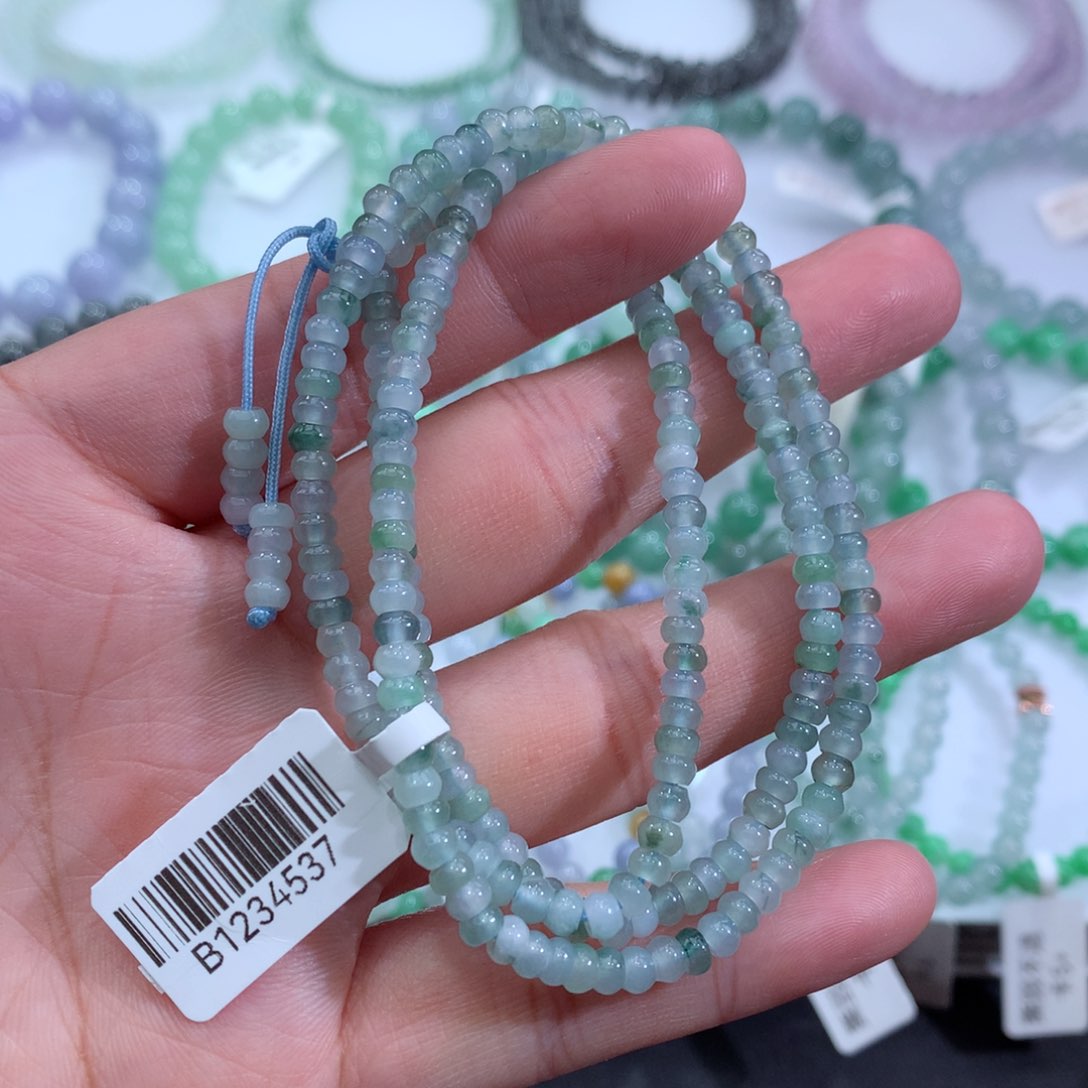 翡翠手链未镶嵌天然